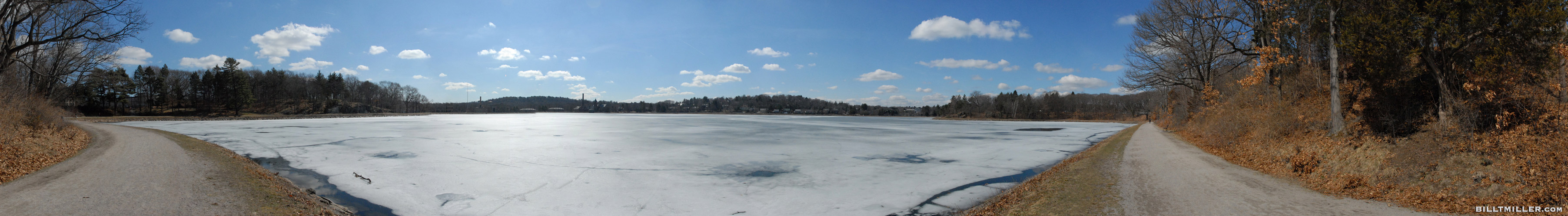 360 Panoramic of Reservoir by Bill T Miller