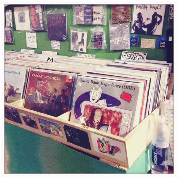 OBE vinyl album in Deep THoughts Records NEW ARRIVALS bin