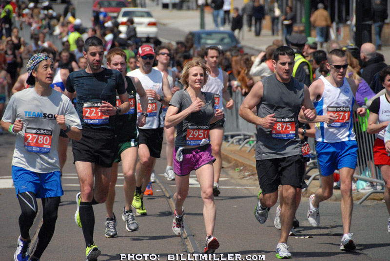 Boston Marathon 2011 by Bill T Miller
