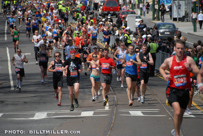 Boston Marathon 2011 by Bill T Miller