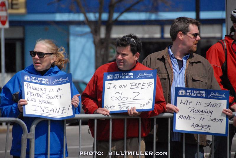 Boston Marathon 2011 by Bill T Miller