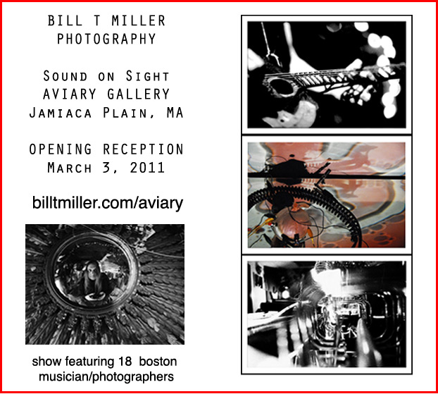 BILL T MILLER PHOTOGRAPHY @ AVIARY GALLERY
