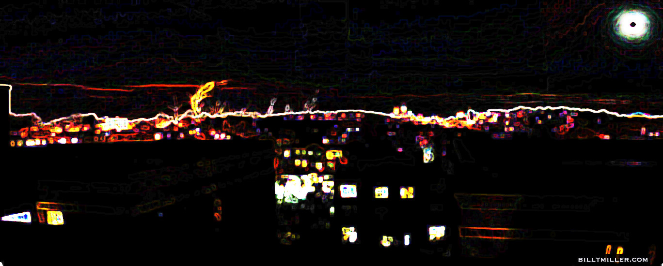 Super Moon by Bill T Miller